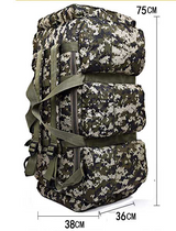 90L Camouflage Outdoor Backpack for Camping and Hiking