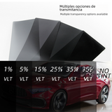 Car Window Tint Film - 1-Ply Black Heat Protection