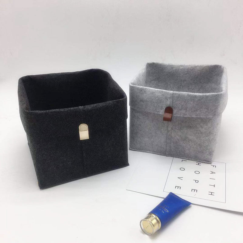 Felt Storage Basket for Clothing and Organization