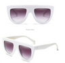 Fashionable Oversized Sunglasses with Studded Design