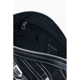 Desigual Nero Poliuretano Women Shoulder Bag
