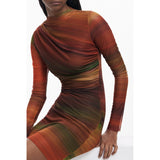 Desigual Arancione Polyester Women Dress