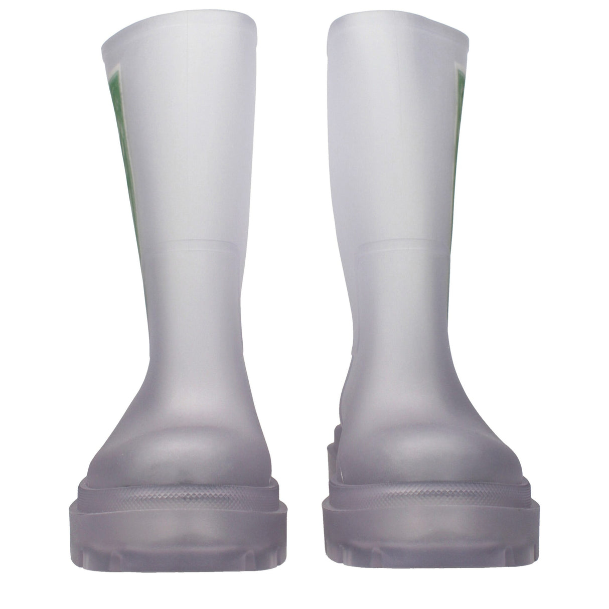 Off-White Transparent Pvc Ankle Boots