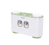 Toothpaste Squeezer, Storage Box, Toothbrush Holder Set