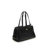 Dolce & Gabbana Black Calf Leather Bos Taurus Shoulder Bag
