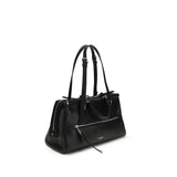 Dolce & Gabbana Black Calf Leather Bos Taurus Shoulder Bag