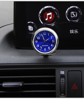 Car Temperature and Mini Clock with Night Glow Feature