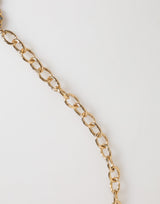 Dolce & Gabbana Gold Crystal Clock Pendant Statement Jewelry Necklace