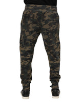 Dolce & Gabbana Multicolor Camouflage Cotton Men Jogger Pants