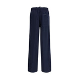 Forte_Forte Blue Cotton Casual Pants