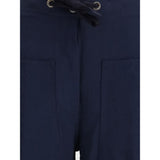 Forte_Forte Blue Cotton Casual Pants