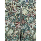 Ganni Multicolor Cotton Casual Pants