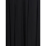 Chloé Black Silk Long Skirt