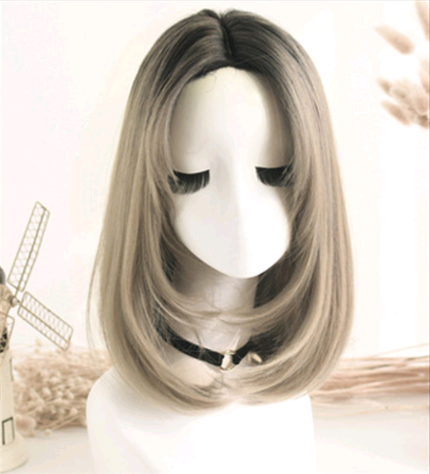 Realistic Long Straight Hair Wig for Fashion Styling