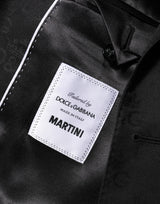 Dolce & Gabbana Black MARTINI 2 Buttons Suit Jacket Blazer