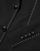 Dolce & Gabbana Black SICILIA 2 Buttons Suit Jacket Blazer