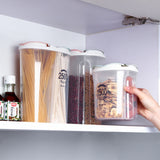 Transparent Storage Jar for Grains and Snacks