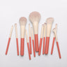Holiday 12-Piece Makeup Brush Set for Eyes and Face