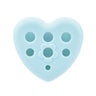 Heart-Shaped Silicone Makeup Brush Cleaning Egg