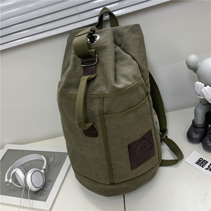 Outdoor Travel Canvas Backpack for Men and Women