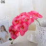 8 Heads Waterproof Artificial Orchids for Home Decor