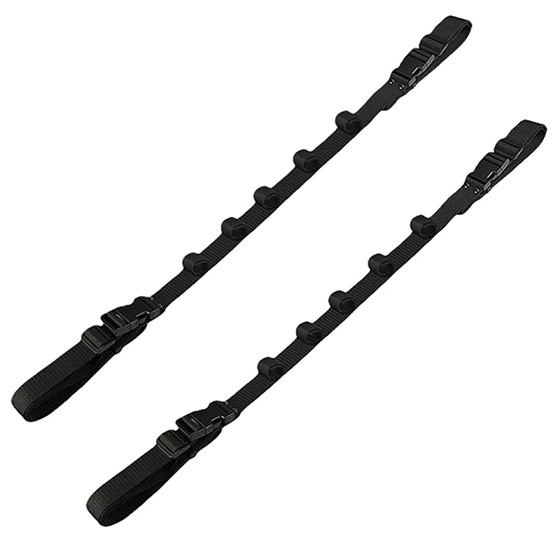 Universal Black Fishing Rod Straps for Car Use