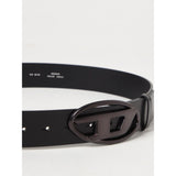 Diesel Black Leather Regular Belt