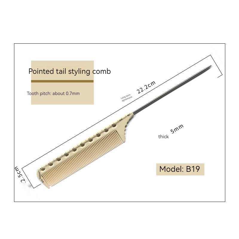 Laser Scale Hair Comb - High Quality Design