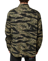 Dolce & Gabbana Multicolor Camouflage Cotton Casual Shirt