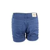 Please Blue Cotton Shorts