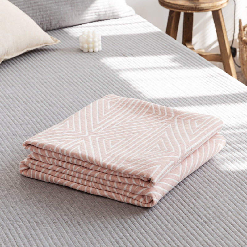 New Cotton Gauze Blanket - Summer Cooling for Dorms
