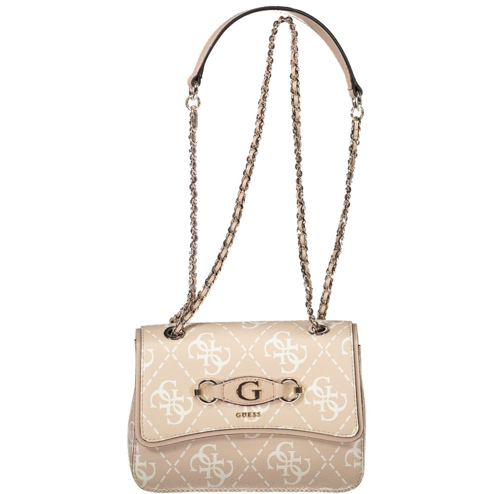 Guess Jeans Rosa Poliuretano Women Shoulder Bag