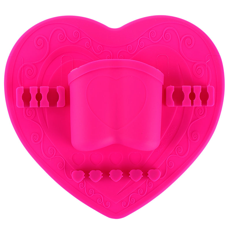 Portable Silicone Makeup Brush Holder with Suction Cup
