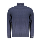 Pepe Jeans Blue Cotton Men Sweater Turtleneck