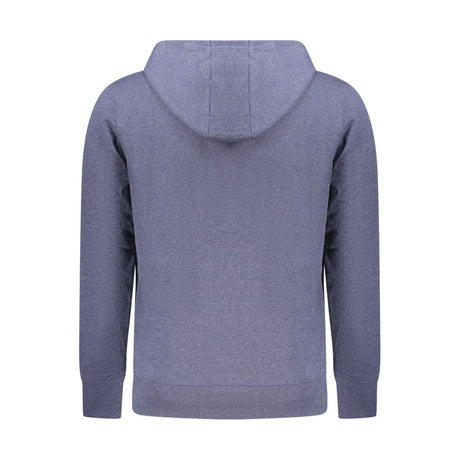 Accademia Militare Blue Recycled Cotton Men's Hooded Sweatshirt