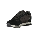 Blauer Black Polyurethane Men Sneaker