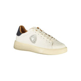 Blauer White Polyester Men Sneaker