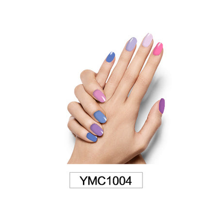 Pure Color Nail Stickers for Creative Nail Art