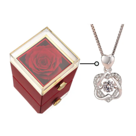 BloomSpin Acrylic Jewelry Organizer