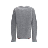Gucci Gray Wool Cardigan