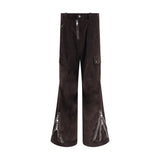 Dolce & Gabbana Brown Cotton Cargo Pants