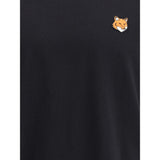 Maison Kitsuné Black Cotton T-Shirt