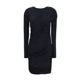 Marant Etoile Black Modal Casual Dress