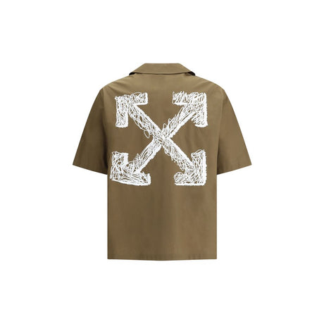 Off-White Bicolor Cotton Shirt