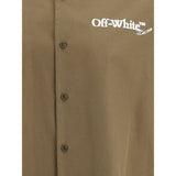 Off-White Bicolor Cotton Shirt