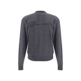 Jacquemus Gray Merino Wool Cardigan