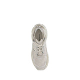 Balenciaga Beige Calf Leather Bos Taurus Athletic Sneakers