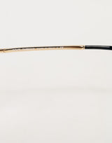 Dolce & Gabbana Black Acetate Cat Eye Frame Eyeglass Reading Glass