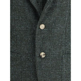 Gi Capri Bicolor Fleece Wool Blazer