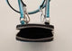 Dolce & Gabbana Blue Leather Cross Body Neck Strap Card Slot Phone Pocket